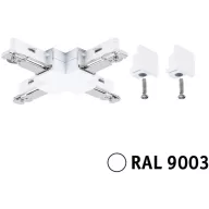   Paulmann 95648 Nagyfeszültségű sínes rendszer elemek X-összekötő Jelzőfehér