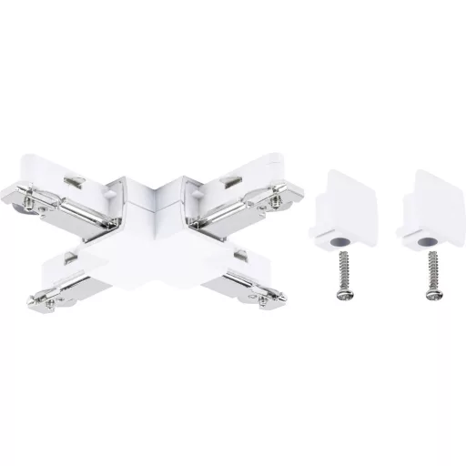 Paulmann 95648 Nagyfeszültségű sínes rendszer elemek X-összekötő Jelzőfehér