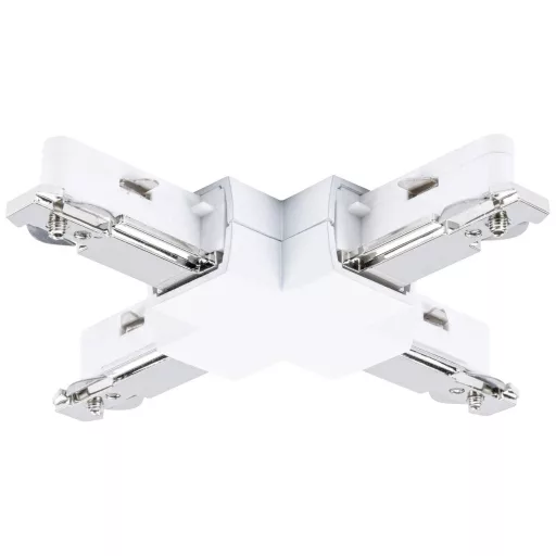 Paulmann 95648 Nagyfeszültségű sínes rendszer elemek X-összekötő Jelzőfehér