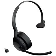  Jabra Evolve2 55 UC On Ear headset Bluetooth® Mono Fekete Noise Cancelling Hangerő szabályozás, Mikrofon némítás Számítógép