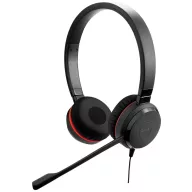   Jabra Evolve 30 II UC On Ear headset Vezetékes Stereo Fekete Mikrofon némítás, Hangerő szabályozás Számítógép