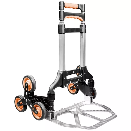 Brüder Mannesmann M00946 Lépcsőjáró kocsi Összehajtható Acél, Műanyag Terhelés (max.): 80 kg