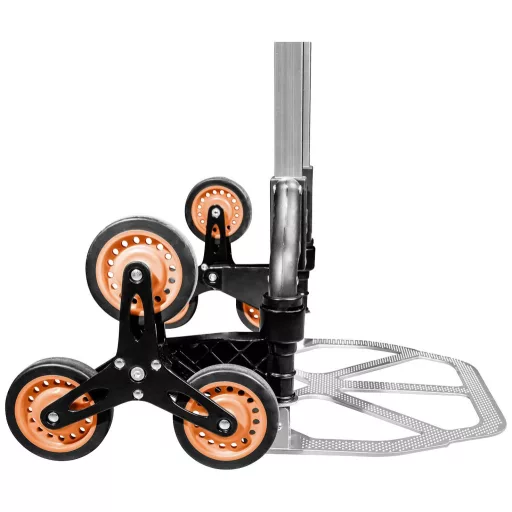 Brüder Mannesmann M00946 Lépcsőjáró kocsi Összehajtható Acél, Műanyag Terhelés (max.): 80 kg