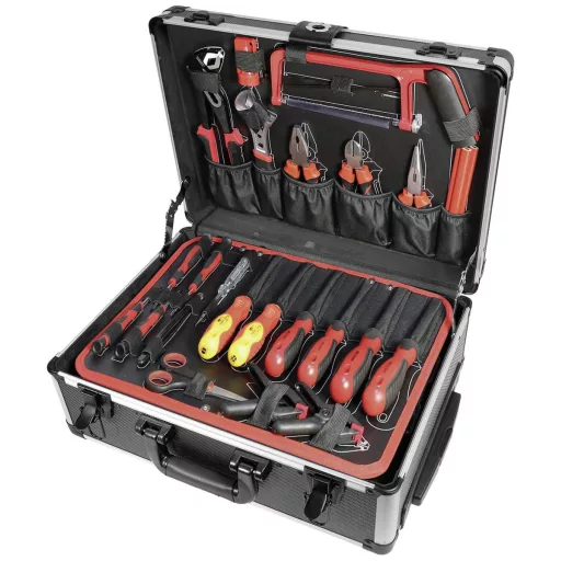 Brüder Mannesmann M29076 Szerszámos hordtáska, tartalommal (H x Sz x Ma) 48 x 38 x 50 cm