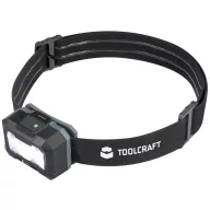   TOOLCRAFT TO-9664731 Fejlámpa Li-ion akkuk 400 lm 30 óra TO-9664731