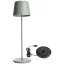 Deko Light 620195 Canis LED-es akkus asztali lámpa 3.5 W Melegfehér Szürke-zöld