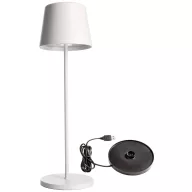   Deko Light 620199 Canis LED-es akkus asztali lámpa 3.5 W Melegfehér Fehér
