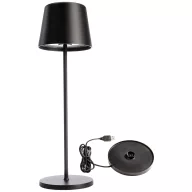   Deko Light 620200 Canis LED-es akkus asztali lámpa 3.5 W Melegfehér Fekete