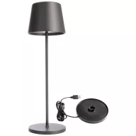   Deko Light 620201 Canis LED-es akkus asztali lámpa 3.5 W Melegfehér Szürke