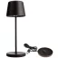 Deko Light 620208 Canis Mini LED-es akkus asztali lámpa 2.3 W Melegfehér Fekete