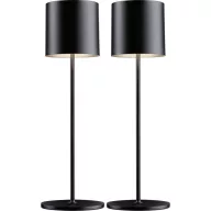   Paulmann 4064161334752 Tuni LED-es akkus asztali lámpa 2.8 W Melegfehér Fekete (matt)