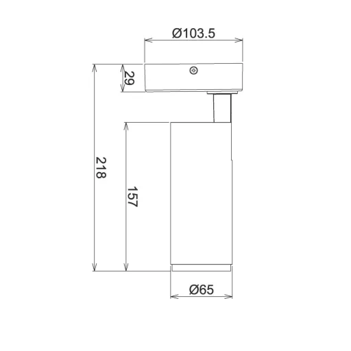 Deko Light 348240 Lucea LED-es mennyezeti lámpa LED 10 W Fekete