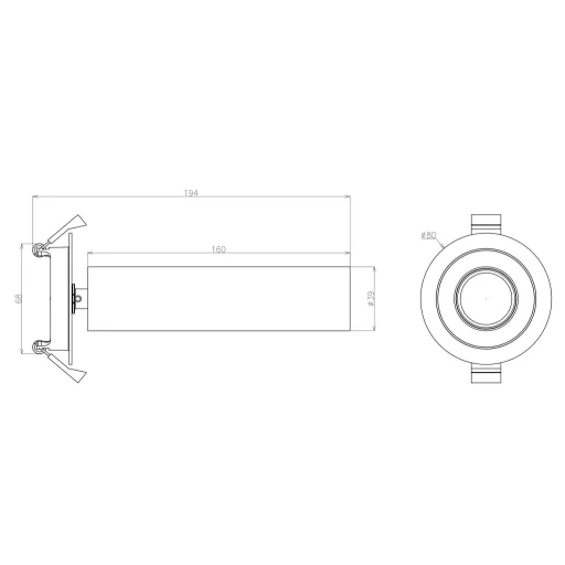 Deko Light 565408 Slim LED-es beépíthető lámpa LED 5 W Fehér