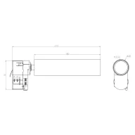   Deko Light Slim 707203 LED-es sín fényszóró 3 fázisú 5 W LED Fehér