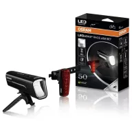   Osram Automotive RACE 50 SET Kerékpár világítás készlet LED Akkuról üzemeltetett Fekete