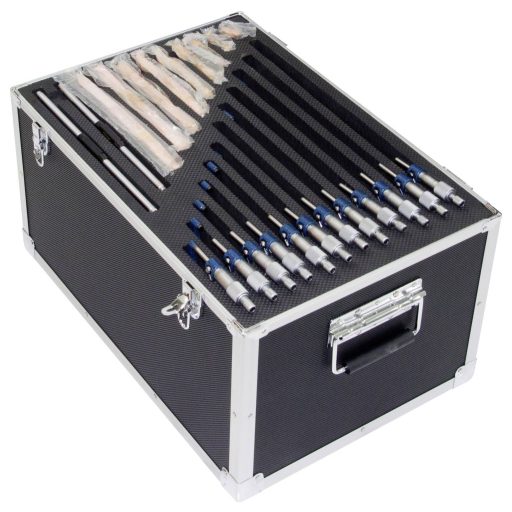 Dasqua 4111-8203 Mikrométer készlet Referenciamérettel 0 - 300 mm DIN 863