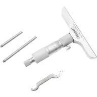   Dasqua 4611-8110 Mélység mikrométer Referenciamérettel 0 - 50 mm DIN 863