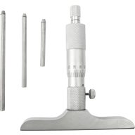   Dasqua 4611-8115 Mélység mikrométer Referenciamérettel 0 - 75 mm DIN 863