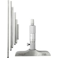   Dasqua 4611-8125 Mélység mikrométer Referenciamérettel 0 - 150 mm DIN 863