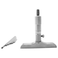   Dasqua 4611-8125 Mélység mikrométer Referenciamérettel 0 - 150 mm DIN 863