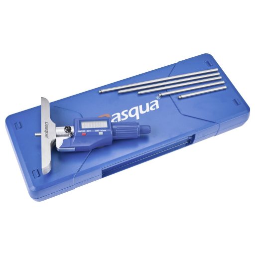 Dasqua 4710-2205 Digitális mélység mikrométer Digitális kijelzővel 0 - 150 mm DIN 863