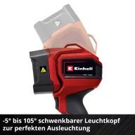   Einhell 4514175 TC-CL 18/350 Li - Solo Power X-Change Akkus LED-es fényforrás Kézilámpa Li-ion akkuk 5 W 350 lm Vele szállított akkuk száma 0