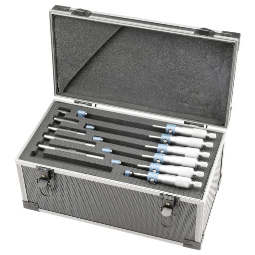 Dasqua 4111-8215 Mikrométer készlet Referenciamérettel 0 - 150 mm DIN 863