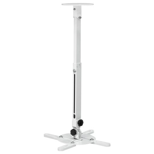 Hama 00220880 Kivetítő mennyezeti tartó Állítható magasságú Padló/mennyezet távolsága (max.): 635 mm Fehér