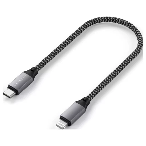 Satechi USB kábel USB 2.0 USB-C® dugó, Apple Lightning dugó 0.25 m Antracit ST-TCL10M