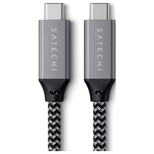 Satechi USB C kábel USB4™ USB-C® dugó 0.25 m Szürke ST-U4C25M