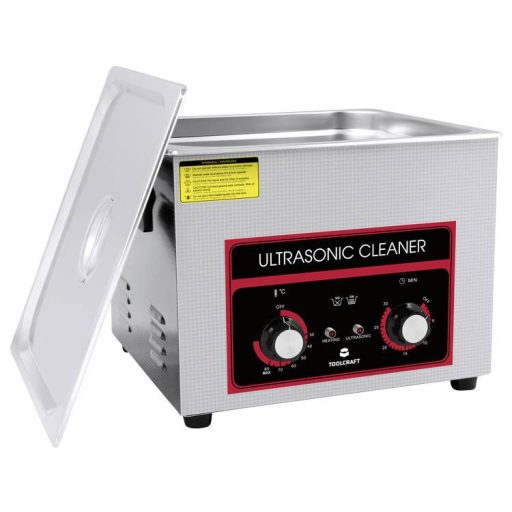 TOOLCRAFT USC-1500 Ultrahangos tisztító Irodaszer, Ékszerek, Műhely 360 W 15 l fűtéssel, tisztítókosárral