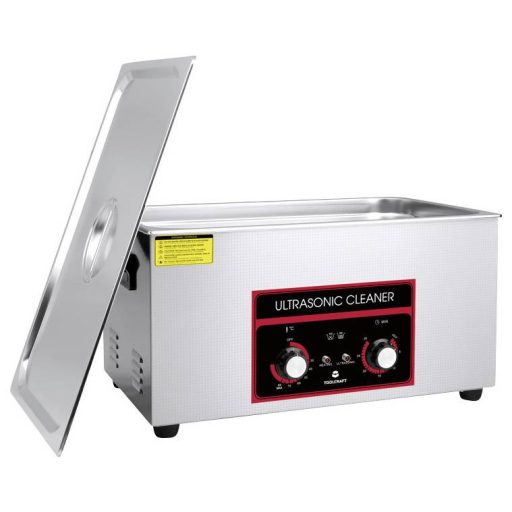 TOOLCRAFT USC-2200 Ultrahangos tisztító Irodaszer, Ékszerek, Műhely 480 W 22 l fűtéssel, tisztítókosárral