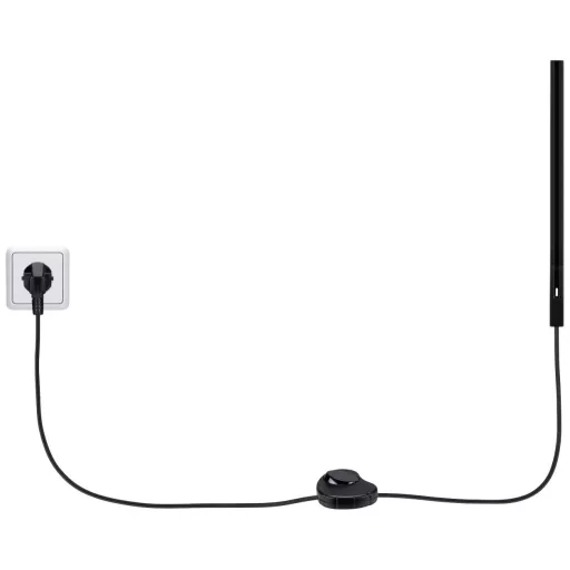 Paulmann 95660 Nagyfeszültségű sínes rendszer elemek Betápláló Fekete (matt)