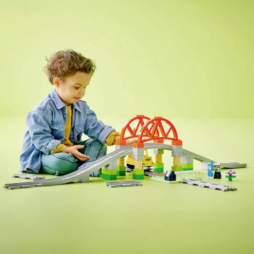 LEGO® DUPLO® 10426 Vasúti híd és sínek bővítő készlet