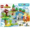 LEGO® DUPLO® 10446 Vadon élő családok 3 az 1-ben szett
