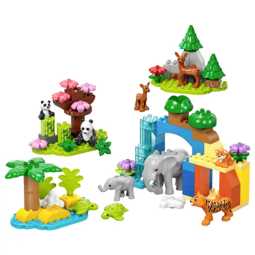 LEGO® DUPLO® 10446 Vadon élő családok 3 az 1-ben szett