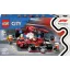 LEGO® CITY 60443 F1® boxkiállás bokszszemélyzettel és Ferrari gyorshajtóval