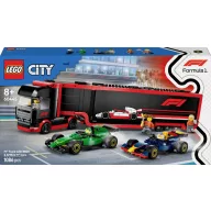   LEGO® CITY 60445 F1® Transporter RB20 és AMR24 F1® versenyautókkal