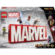   LEGO® MARVEL SUPER HEROES 76313 MARVEL logó és minifigurák
