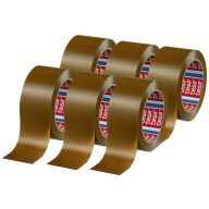   tesa tesapack 4124 PVC 04124-00096-00 Csomagolószalag tesapack® 4124 Barna (H x Sz) 66 m x 50 mm 6 db