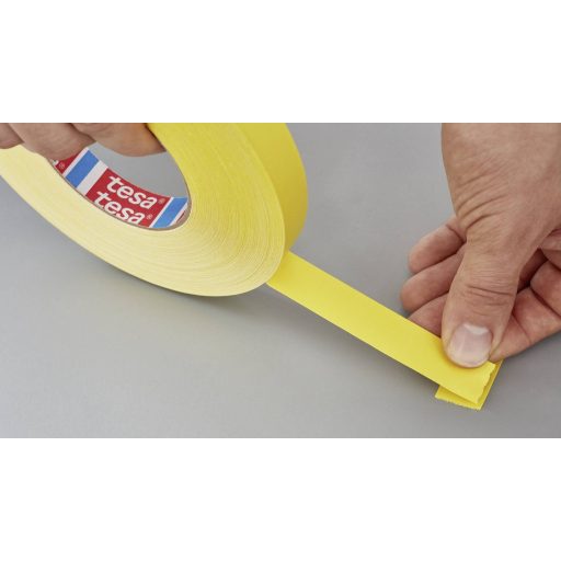 tesa tesaband 4651 Premium 04651-00519-00 Szövet ragasztószalag Sárga (H x Sz) 50 m x 19 mm 8 db