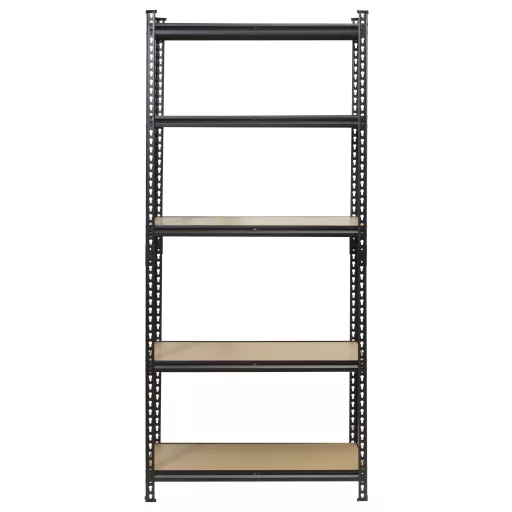 TOOLCRAFT TO-9919458 Nagy teherbírású polc 120 kg (Sz x Ma x Mé) 800 x 1800 x 400 mm Fém, Kemény szál Antracit/fekete