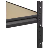   TOOLCRAFT TO-9919458 Nagy teherbírású polc 120 kg (Sz x Ma x Mé) 800 x 1800 x 400 mm Fém, Kemény szál Antracit/fekete