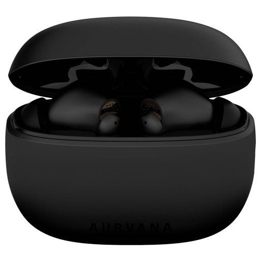 Creative Aurvana Ace In Ear fejhallgató Bluetooth® Fekete Izzadásálló, Vízálló, Elemtöltés kijelzés, Töltő- dokkoló állomással