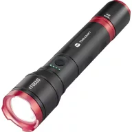   TOOLCRAFT Kézilámpa Li-ion akkuk, vagy elemes működés Állítható, Beállítható pontnagyság, Stroboszkóp üzemmóddal, USB csatlakozóval 1200 lm 6.5 óra 340 g