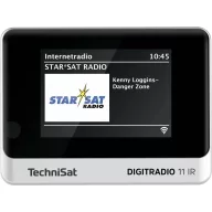   TechniSat DIGITRADIO 11 IR Asztali internetrádió DAB+, URH, Internet Bluetooth®, Internetrádió, DAB+, URH, WLAN Táviránytóval, Ébresztő funkció Fekete/ezüst