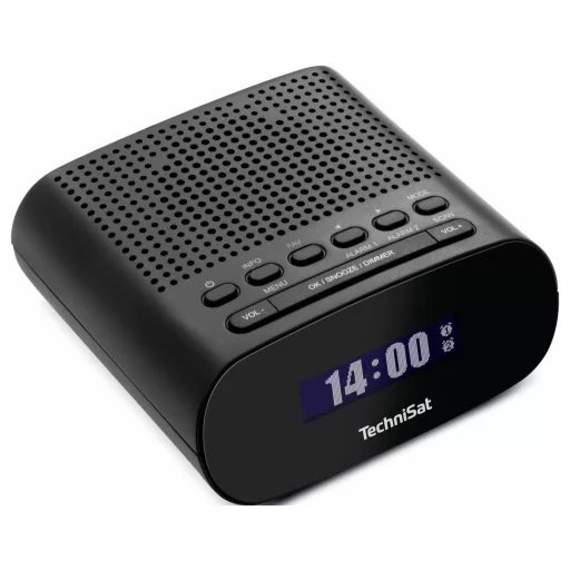 TechniSat TECHNIRADIO 50 Asztali rádió DAB+, URH DAB+, URH Ébresztő funkció Fekete