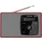 TechniSat DIGITRADIO 2 Asztali rádió DAB+, URH DAB+, URH, Bluetooth® Ébresztő funkció Piros-ezüst