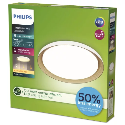 Philips 8720169301054 Pebblo LED-es mennyezeti lámpa LED 10 W Fehér