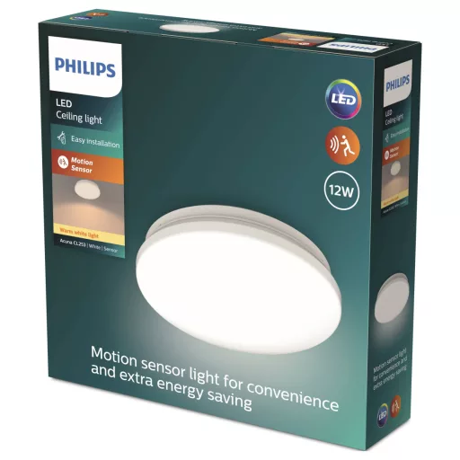 Philips 8720169295988 Acuna LED-es mennyezeti lámpa LED 12 W Fehér